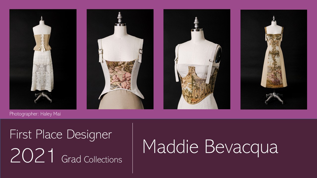 First place designer 2021 Grad Collections | Maddie Bevacqua