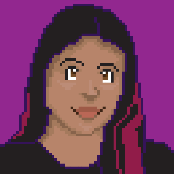 Mena's pixel portrait