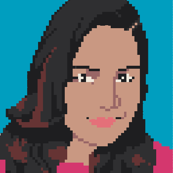 Hemal's pixel portrait