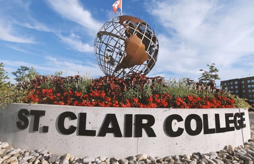 Roundabout at St. Clair College