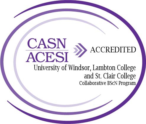 CASN/ACESI Accredited - University of Windsor, Lambton College and St. Clair College Collaborative BScN Program